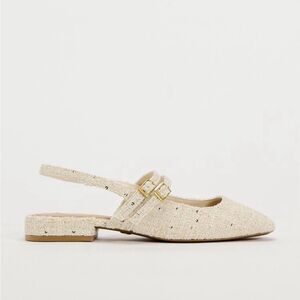 📣Moving Sale!! Zara Boucle Double Strap Slingbacks 6.5
